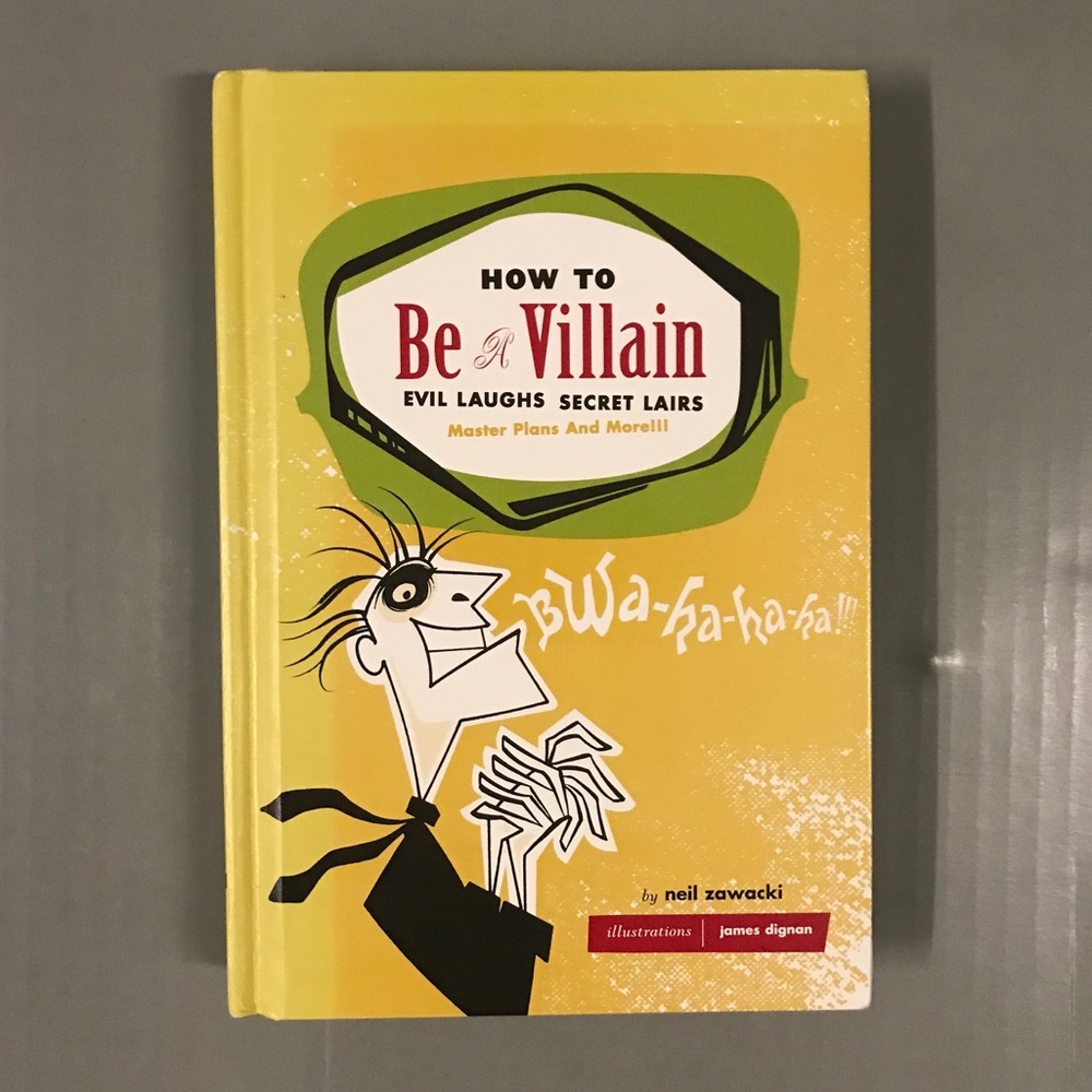 3/$15 How to be an evil villain book